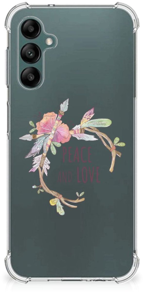 Samsung Galaxy A14 5G/4G Stevig Bumper Hoesje Boho Text