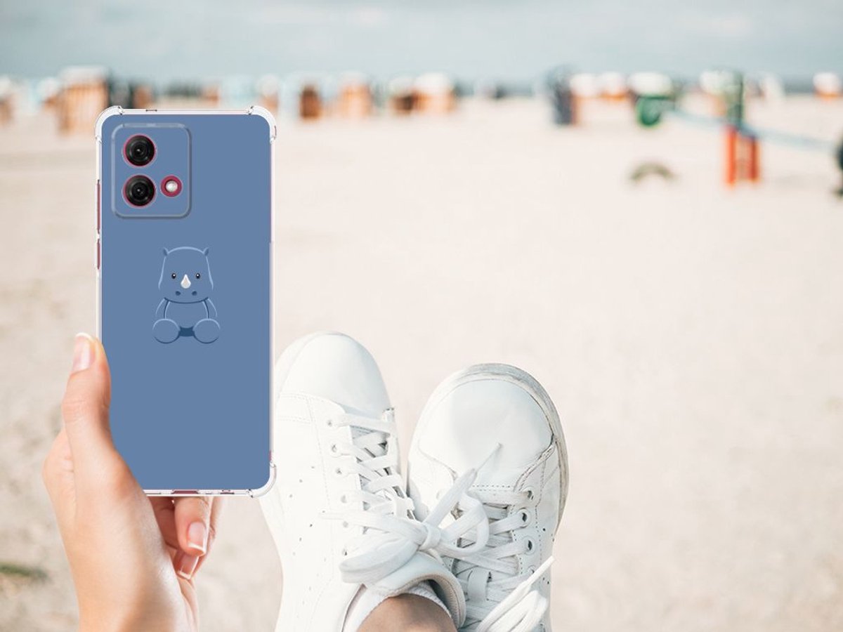 Motorola Moto G84 Stevig Bumper Hoesje Baby Rhino