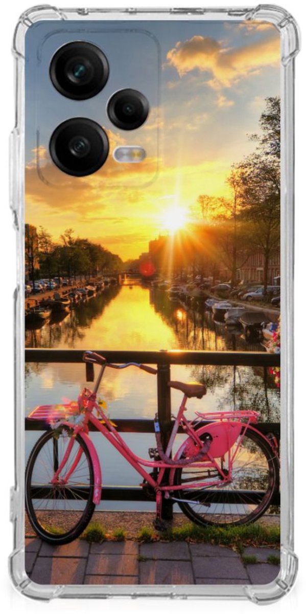 Xiaomi Redmi Note 12 Pro Telefoonhoesje met valbescherming Amsterdamse Grachten