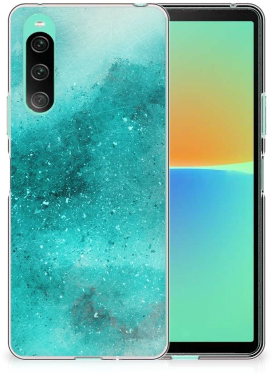 Hoesje maken Sony Xperia 10 V Painting Blue