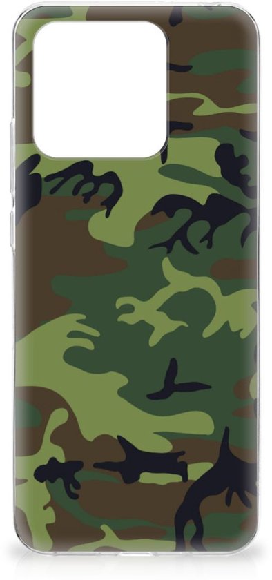 TPU Silicone Bumper pour Xiaomi Redmi 10C Coque Téléphone Armée Noir