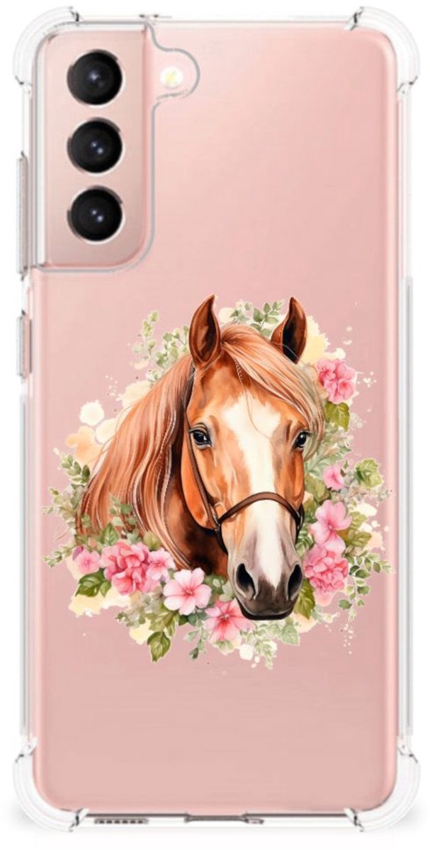 Case Anti-shock voor Samsung Galaxy S21 FE Paard