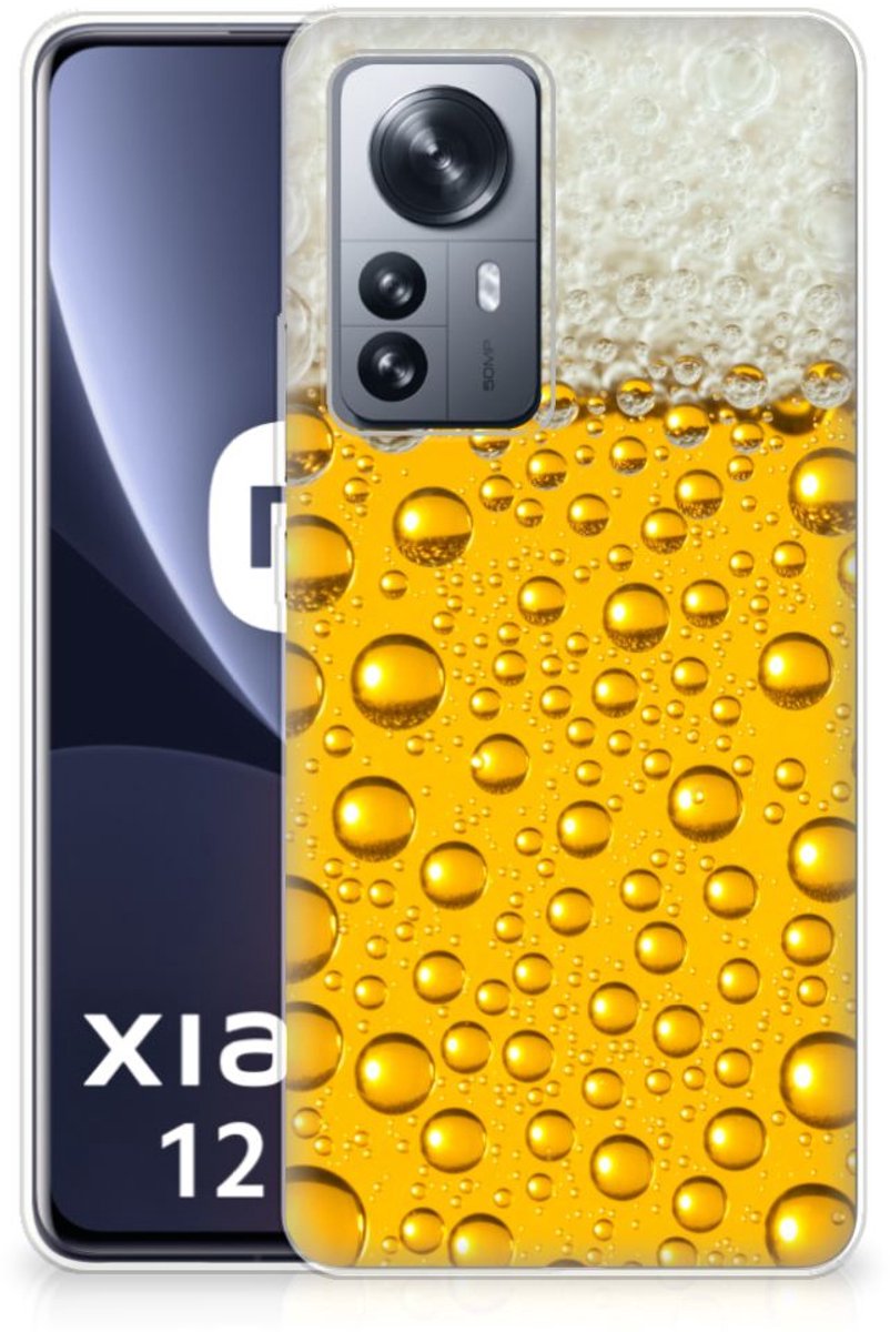 Back Cover voor Xiaomi 12 Pro Siliconen Case Bier