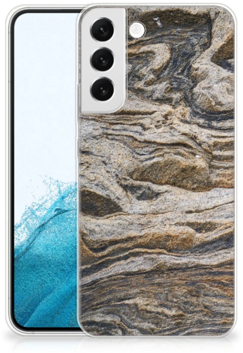 Back Cover voor Samsung Galaxy S22 Plus TPU Siliconen Hoesje Steen