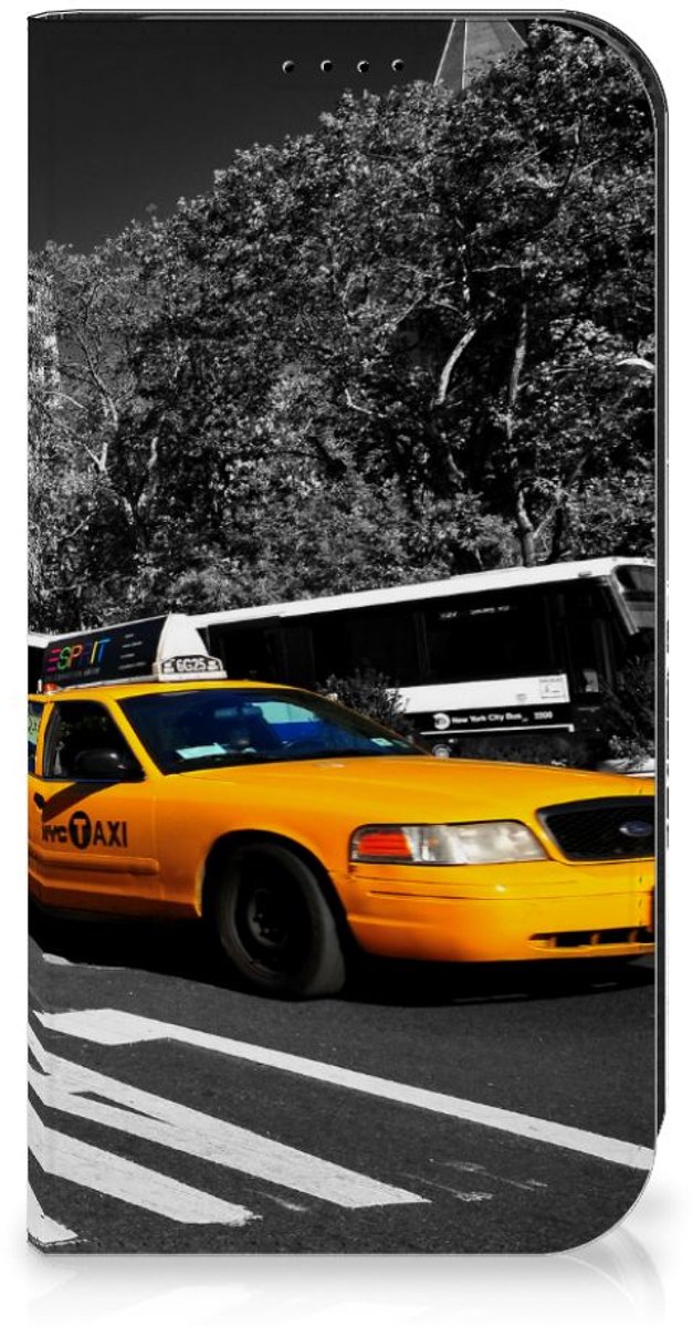 iPhone 15 Pro Book Cover New York Taxi