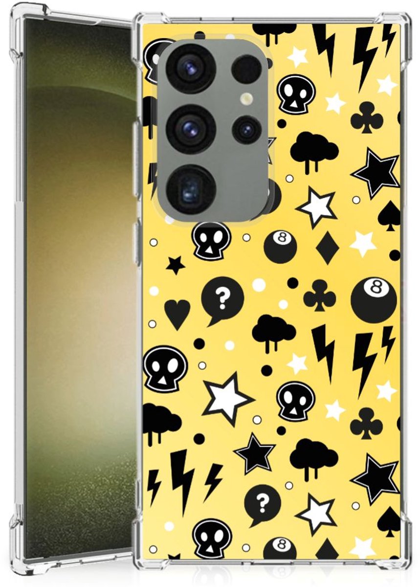 Extreme Case Samsung Galaxy S24 Ultra Punk Geel
