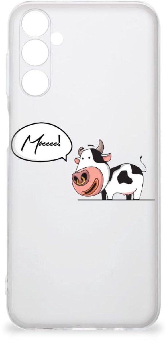 Samsung Galaxy M14 Telefoonhoesje met Naam Cow