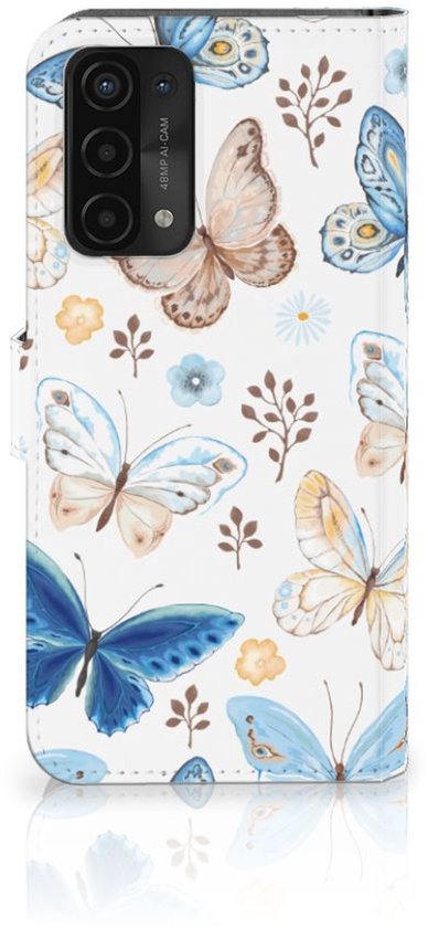 Étui avec cartes pour OPPO A54 5G | A74 5G | Papillon A93 5G