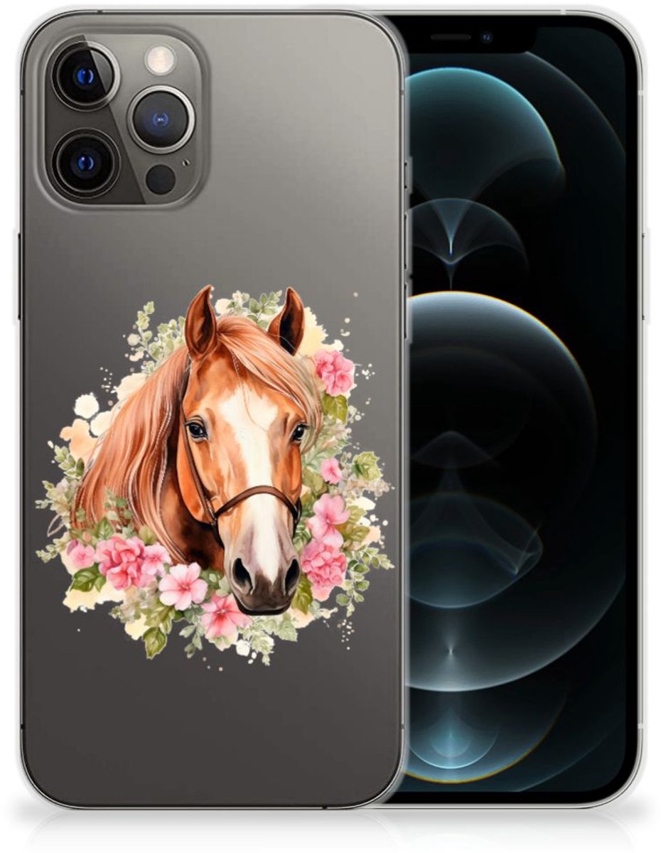 TPU Hoesje voor iPhone 12 Pro Max Paard