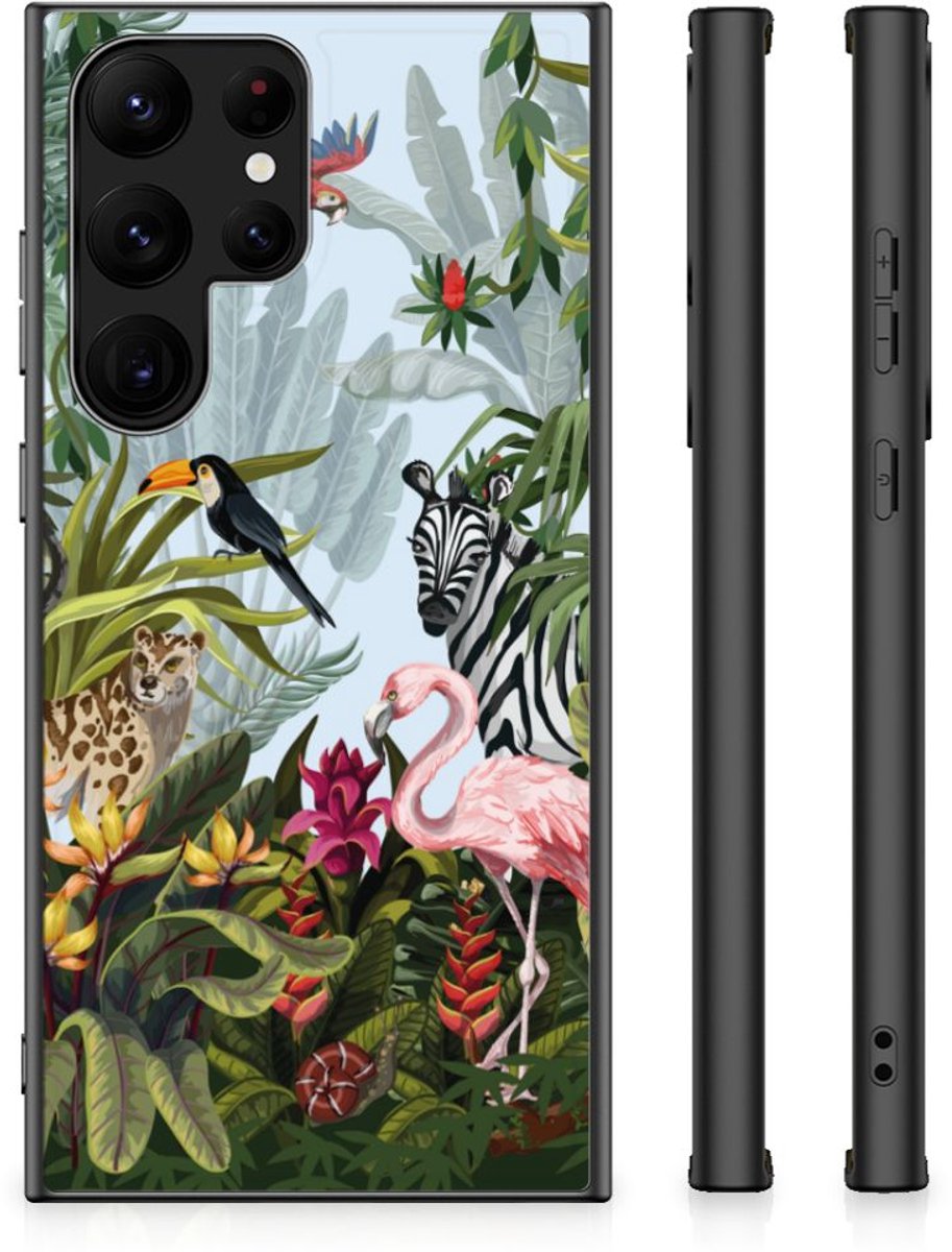 Dierenprint Telefoonhoesje voor Samsung Galaxy S23 Ultra Jungle