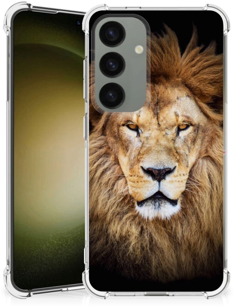 Samsung Galaxy S24 Case Anti-shock Leeuw
