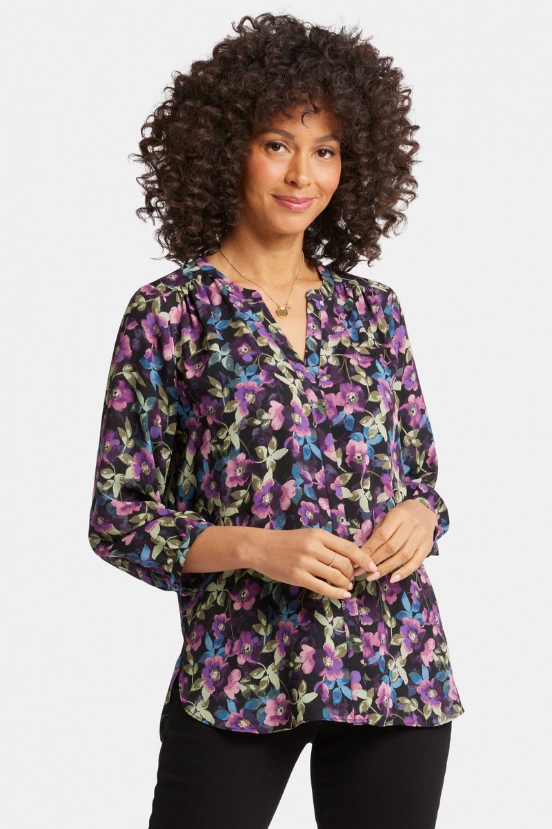 Pintuck Blouse Bloemenprint