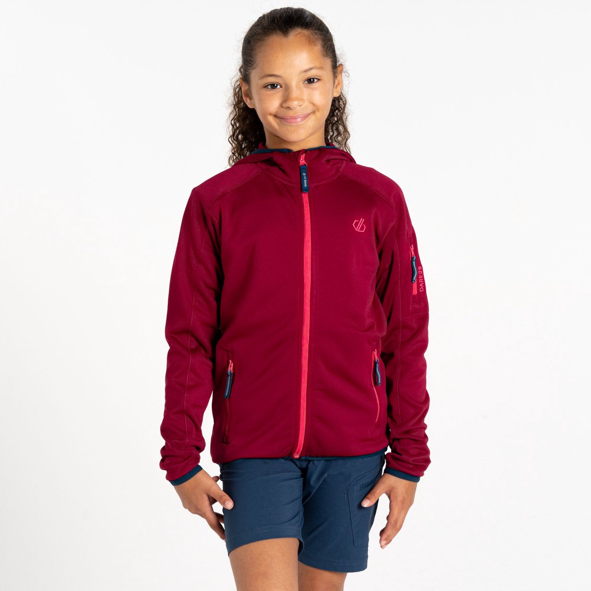 Fleece Kinderen Voor Skiën Roze
