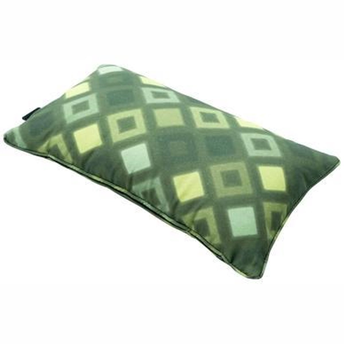 Madison Sierkussen 50x30 Grids green natural outdoor finishing (p) Groen