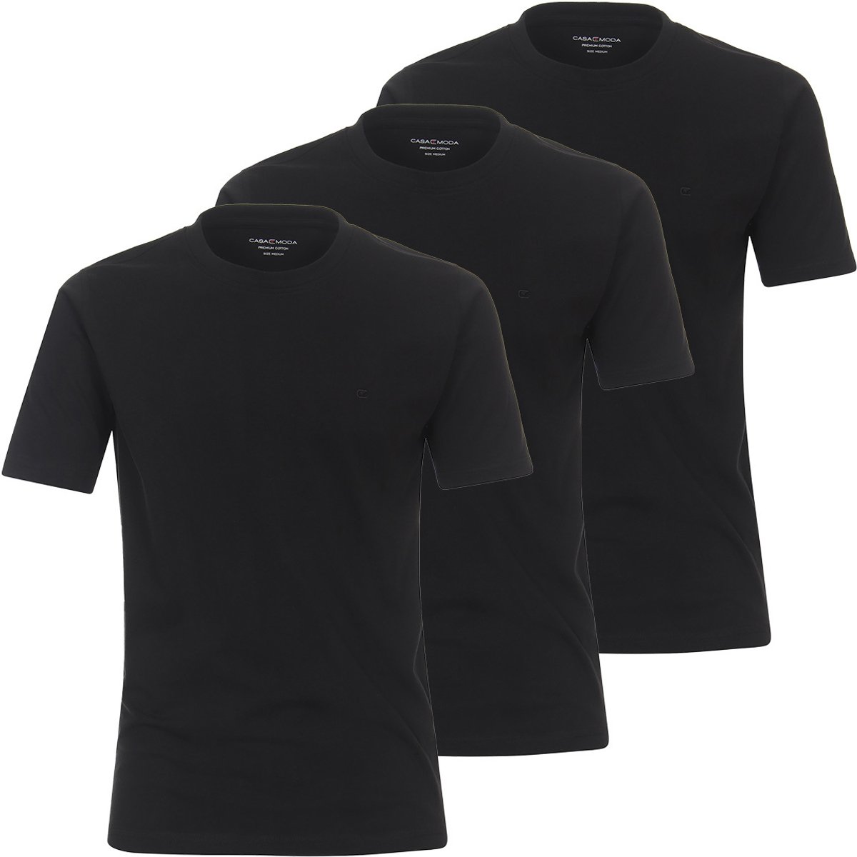 CASAMODA Heren t-shirt 3 pack Basic
