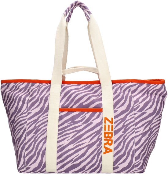 Zebra Trends Elise Strandtas - Natgoedvak - Ritsvak - Praktisch - Stijlvol - Lila Zebra