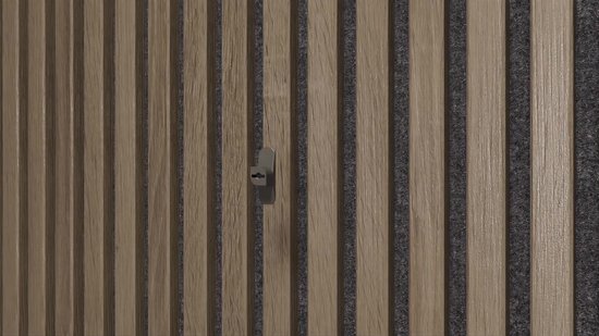 Ophangclips voor akoestisch wandpaneel - Akupanel - Akoestische panelen - Inwendig schroefdraad - 13 tot 18 mm ruimte tussen de latten - Inclusief 20mm m5 bout
