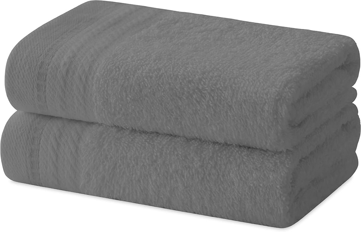 Azalia Set van 2 handdoeken, badhanddoeken, kleine handdoeken, 100% katoen, 480 g/m², 30 x