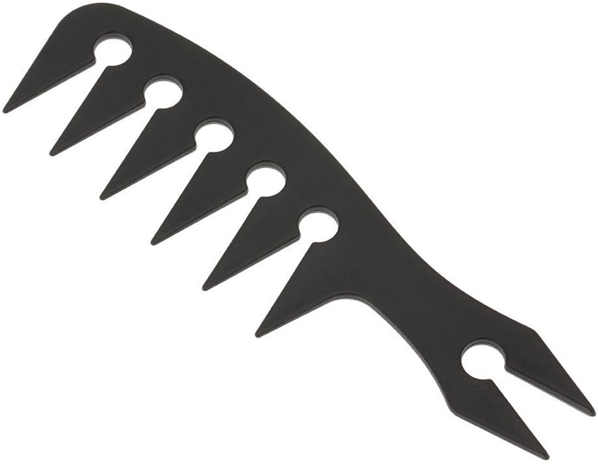 LOUZIR Draagbare Antiklit salon Kapper Kam - plastic grove- tool hair care styling-