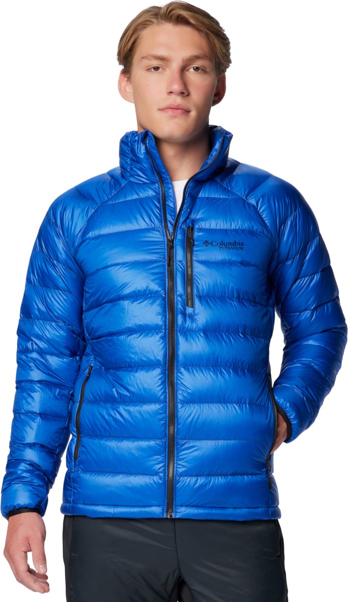 Columbia Arctic Crest Down Jacket Mannen Jasje Blauw
