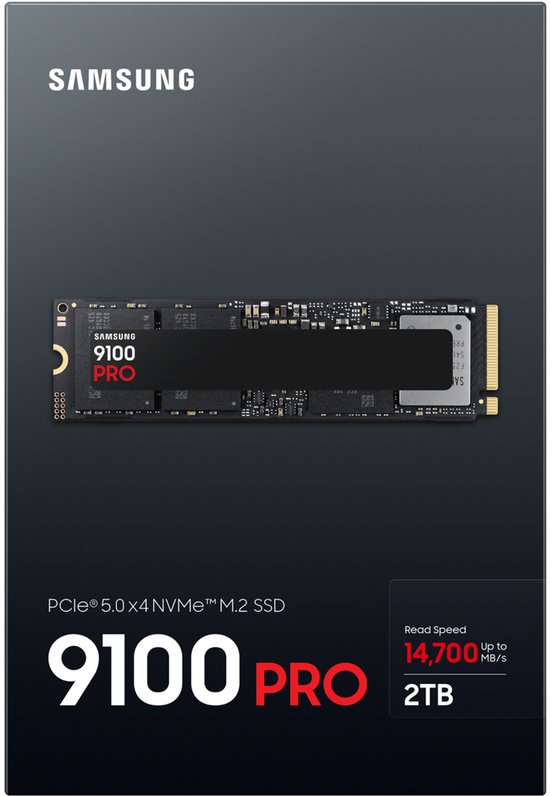 Samsung 9100 PRO - Interne SSD - PCIe 5.0 - NVMe M.2 - 2 TB