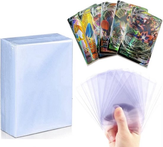 flintronic 100 stuks harde kaarthoesjes, extra dikke flintronic 100 stuks harde kaarthoesjes, extra dikke