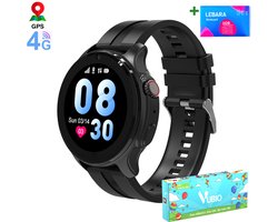 VUBIO 4G Kinder Smartwatch L1 - GPS - Incl. SIM - Videobellen - Zwart