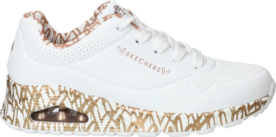 Skechers Uno - Loving Love - Dames Sneakers - Wit