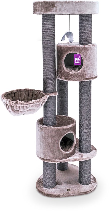 Petrebels Charlotte 180 krabpaal voor grote katten - Cappuccino - 180 cm - XL