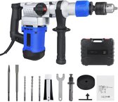 Bol.com Boorhamer Vaylen - 1500W - 6 Snelheden 4 Functies Elektrische Sloophamer met SDS Plus Beitels en Boren - Inclusief Koffer aanbieding