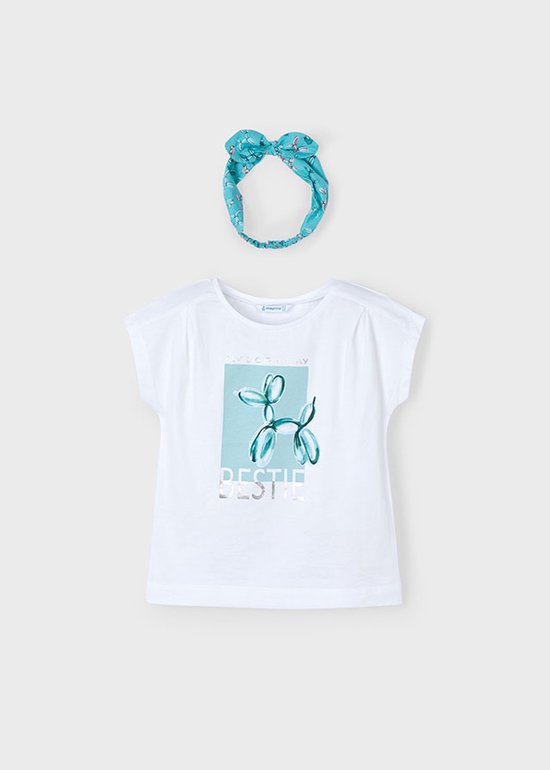 MAYORAL - T-shirt - Taille 104 - Filles - 012 White -