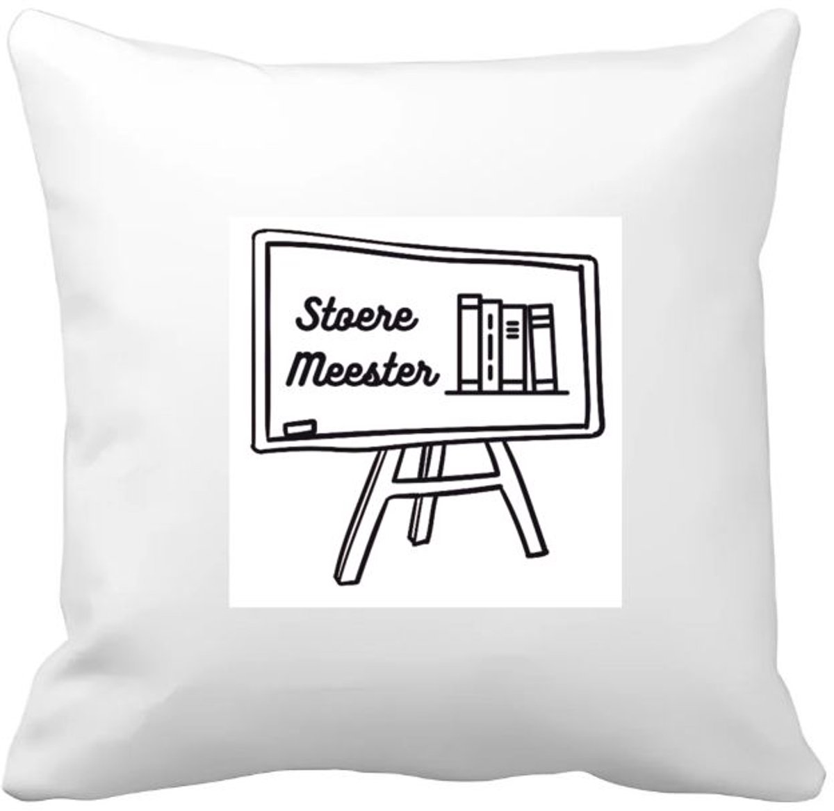 Akyol stoere meester Kussen hoes - Meester - meester - leraar - 40 bij 40 cm Multicolor