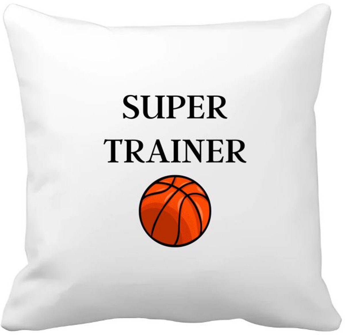 Akyol super trainer Kussen hoes - Sport - coach - basketbal - trainer - geschenk - verjaardag - love gift - 40 bij 40 cm Multicolor