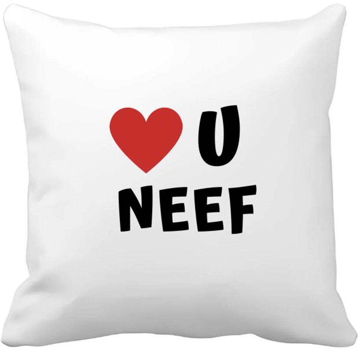 Akyol love u neef Kussen hoes - Neef - de liefste neef - verjaardag - cadeautje voor neef - neef artikelen - kado - geschenk - 40 bij 40 cm Multicolor