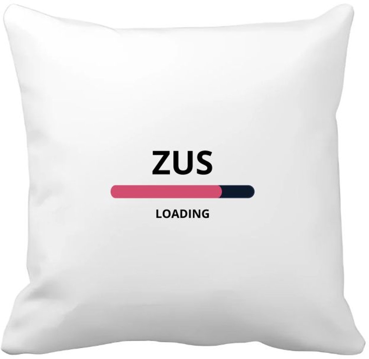 Akyol zus loading Kussen hoes - Zus - ochtendkoffie laden - verjaardagscadeau - verjaardag - cadeau - cadeautje voor zus - zus artikelen - kado - geschenk - gift - 40 bij 40 cm Multicolor