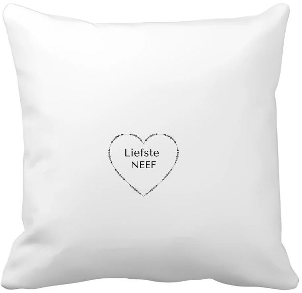 Akyol liefste neef Kussen hoes - Neef - de liefste neef - verjaardag - cadeautje voor neef - neef artikelen - kado - geschenk - 40 bij 40 cm Multicolor