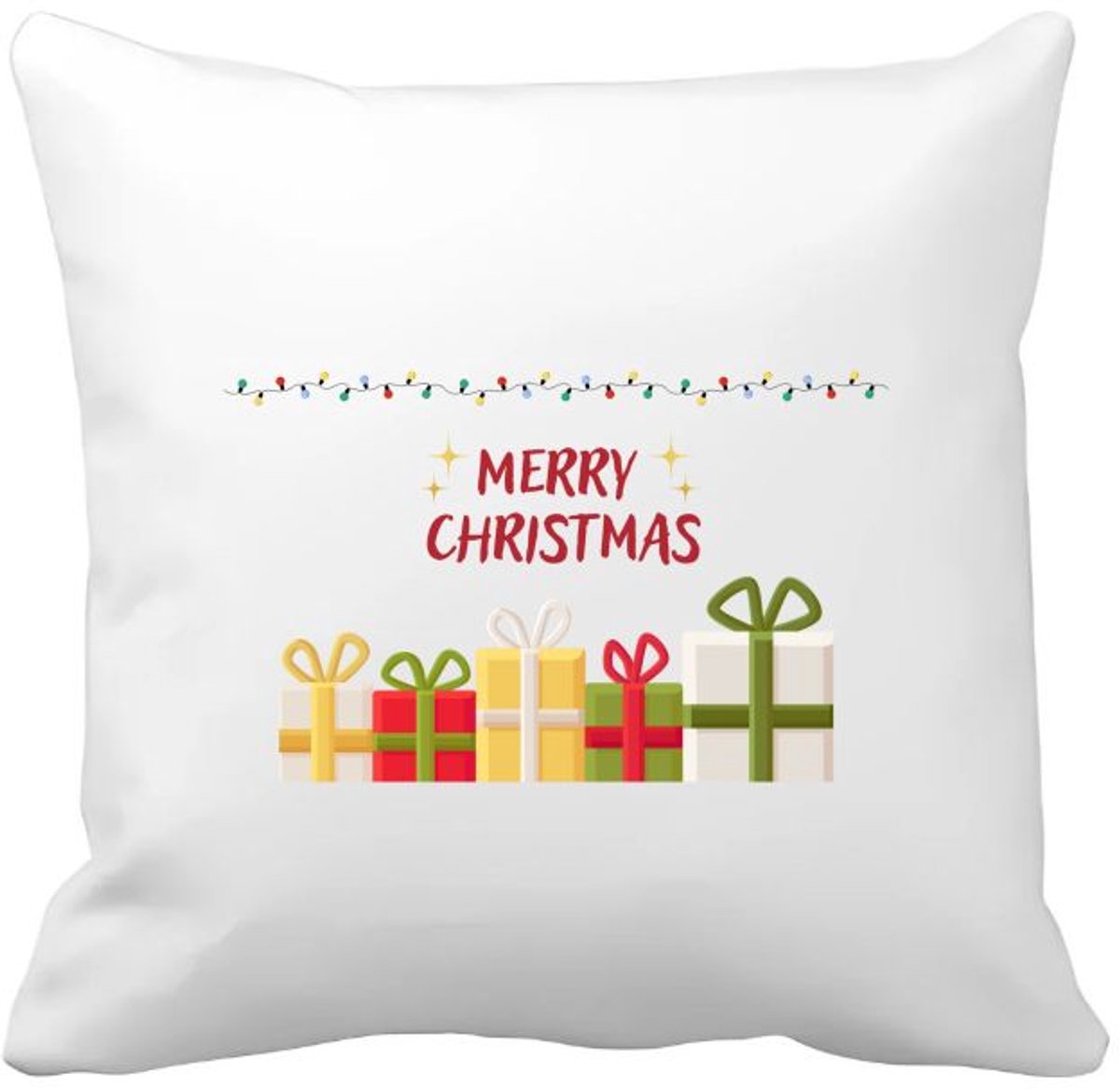 Akyol kerstmerry christmas Kussen hoes - Kerstmis - kerst beker - winter - kerst - christmas - kerst cadeau - 40 bij 40 cm Multicolor