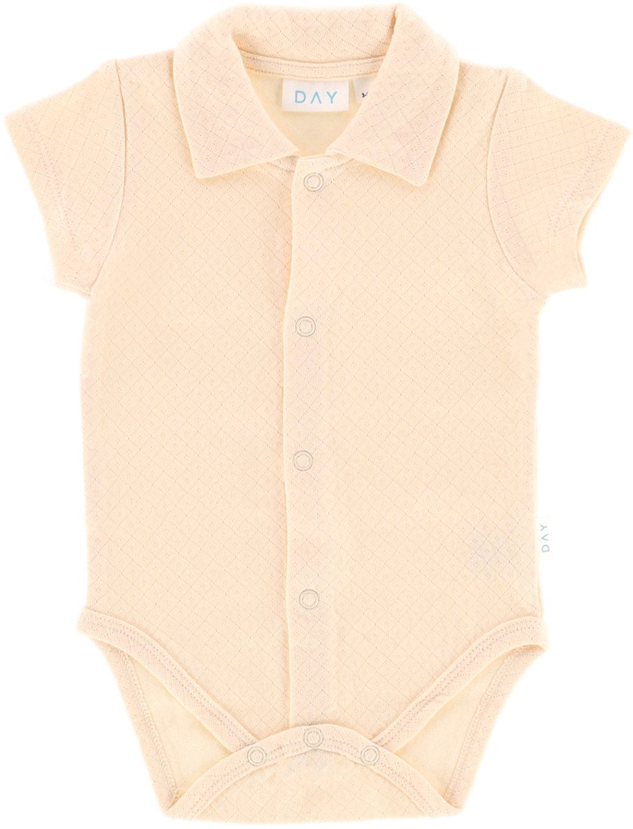 DAY Romper Met Kraagje - Apricot - Maat 50/56
