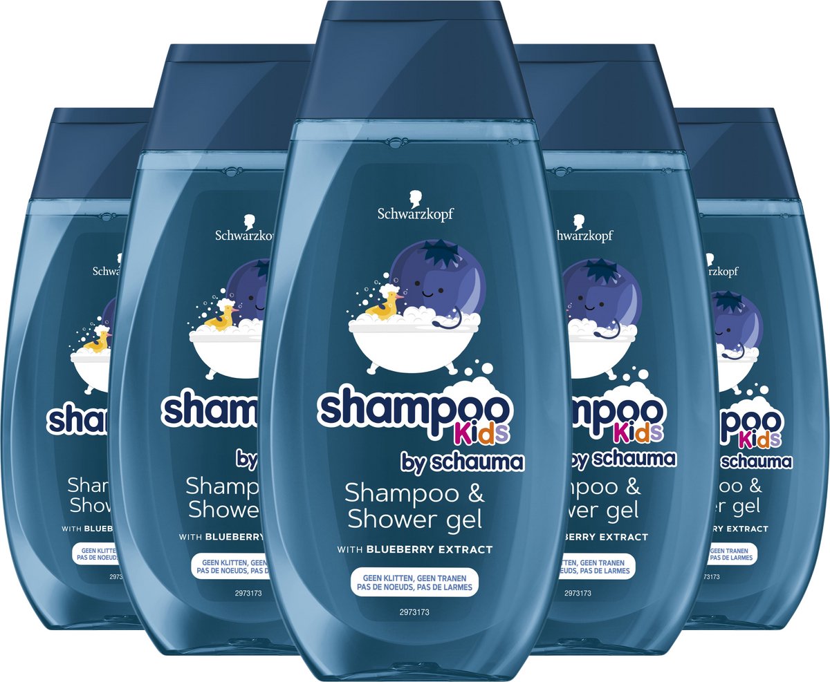 Schwarzkopf Kids Boys Piraat shampoo - 6 x 250 ml - voordeelverpakking