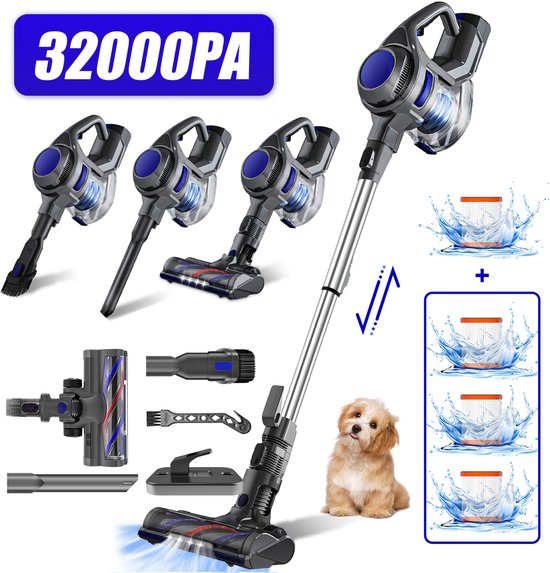 Steelstofzuiger 32000 Pa