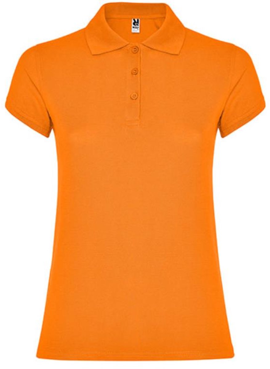 Roly - Star Dames Polo - Orange 31 maat M