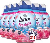 Bol.com Lenor Fresh Air Wasverzachter Fleurige Bloesem - 6 x 36 Wasbeurten aanbieding