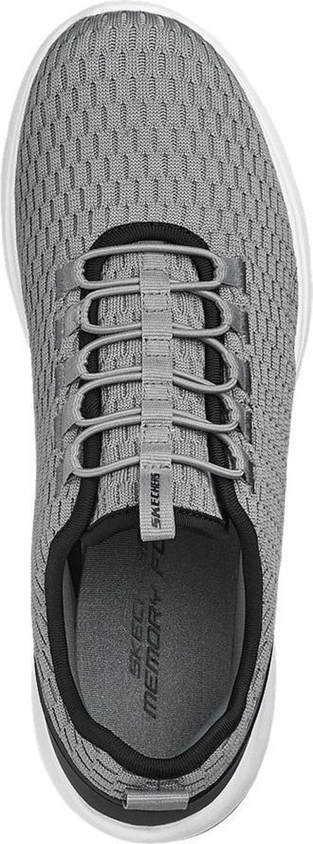 Skechers Heren Grijze sneaker elastische vetersluiting - Maat 44 | bol.com
