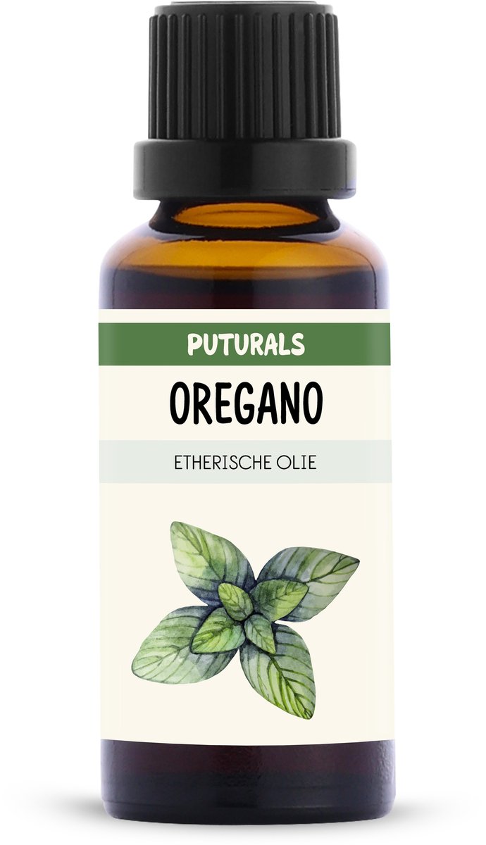 Puturals Oregano Olie 100% Natuurlijk - 30ml - Puur en Vegan - Oregano Olie voor Huid, Haar en Aromatherapie