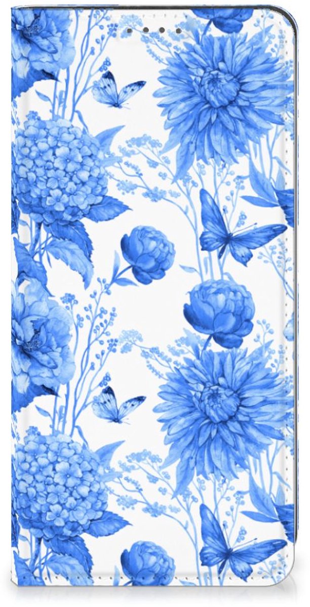 Smart Cover voor Google Pixel 8A Flowers Blue
