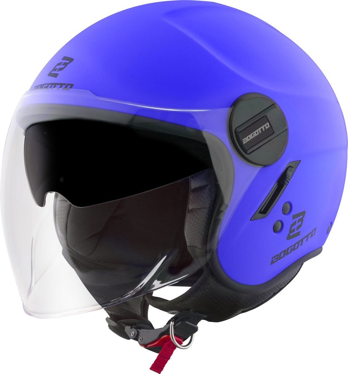 Bogotto H595-1 SPN Blauw Jethelm - Maat L - Helm
