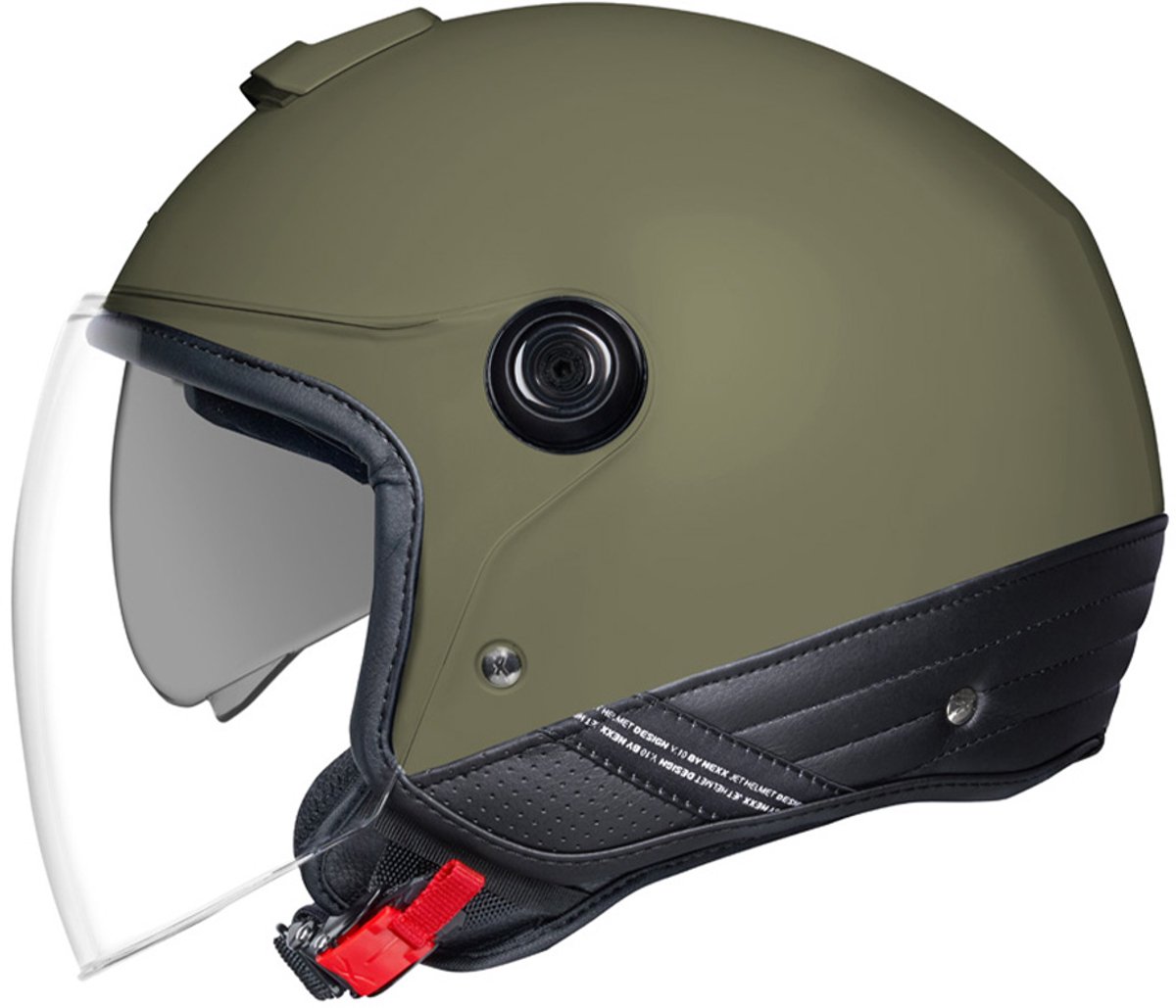 Nexx Y.10 Cali Olijfgroen Jet Helm - Helm