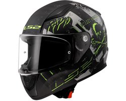 LS2 FF353 Rapid II Pirates M.Titanium 06 Integraalhelm - Maat 2XL - Helm