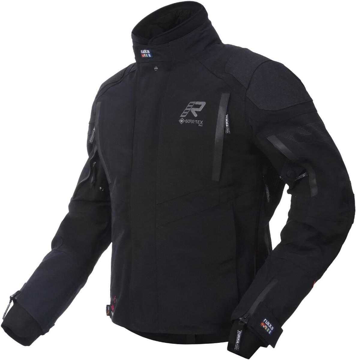 Rukka Shield-R Zwart Textiele Motorjas - Jas