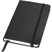Zwart pocket luxe schriftje gelinieerd A6 formaat
